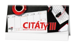 Stolní pracovní kalendář 2025 - CITÁTY III - BSB3-25