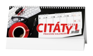 Stolní pracovní kalendář 2025 - CITÁTY I - BSB1-25