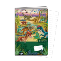 Školní sešit 444 - Jurassic Adventure - A4, linkovaný, 40 listů - 1582-0388