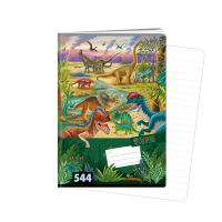 Školní sešit 544 - Jurassic Adventure - A5, linkovaný, 40 listů - 1592-0388