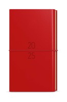 Týdenní diář Jakub - Dueto - kapesní - diář+blok - červená - BTJk24-6-25