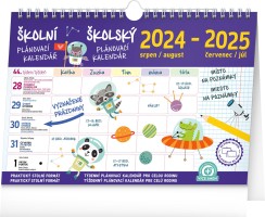 Školní plánovací kalendář 2025 - s háčkem - PGS-33651