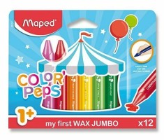 Voskovky MAPED Color'Peps Wax JUMBO - 12 ks 0085/9861311