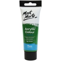 Akrylová barva Mont Marte - trávově zelená - 75 ml - MM-MSCH-7526-638