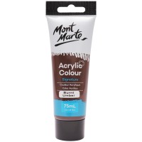 Akrylová barva Mont Marte - umbra pálená - 75 ml - MM-MSCH-7527-745