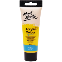 Akrylová barva Mont Marte - žlutá - 75 ml - MM-MSCH-7504-201