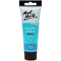 Akrylová barva Mont Marte - tyrkys - 75 ml - MM-MSCH-7522-560