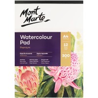 Akvarelový blok Mont Marte Premium A4 - 12 listů - MM-MSB-0066