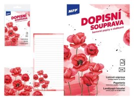 Dopisní souprava LUX 5+10 - Květy - 5550349