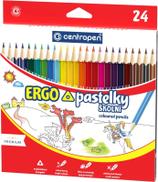 Trojhranné pastelky Centropen - 24 ks - 9521/24