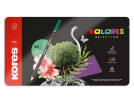 Trojhranné pastelky Kores KOLORES Selection - 72 ks - 93372