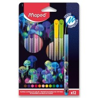 Dětské fixy MAPED Deepsea Paradise - 12 barev