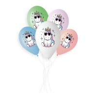 Nafukovací balónky - Unicorn Star - 5 ks - P5GS120-UNIS