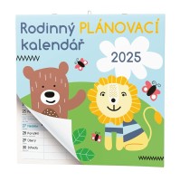 Nástěnný poznámkový kalendář 2025 - Rodinný plánovací - BNL10-25