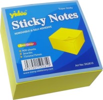 Samolepicí bloček neon žlutý - 75 x 75 mm - 400 listů - 92810