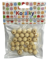 Dřevěné korálky - 12 mm - 15 g - PK510-31