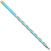 Tenká ergonomická grafitová tužka pro leváky STABILO EASYgraph S modrá - HB