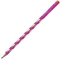 Tenká ergonomická grafitová tužka pro praváky STABILO EASYgraph S růžová - HB