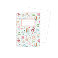 Školní sešit 644 - Alice’s adventures in Wonderland - A6, linkovaný, 40 listů - 1598-0387