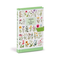 Adresář a diář na telefonní čísla - Luční květiny - 1408-0396
