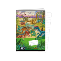 Školní sešit 513 - Jurassic Adventure - A5, linkovaný, 10 listů - 1594-0388
