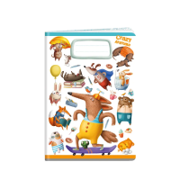 Školní sešit 544 - Crazy animals - A5, linkovaný, 40 listů - 1592-0312