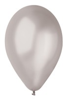 Nafukovací balónky - stříbrné - 10 ks - PGM90-38