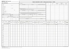 Mzdový list A3 - OP 1131