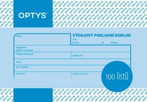Výdajový doklad A6 - OP 1037