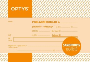 Všeobecný pokladní doklad A6 NCR - OP 1093