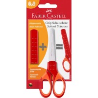 Školní nůžky Faber-Castell Grip - červené - 1328/1815500