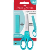 Školní nůžky Faber-Castell Grip - tyrkysové - 1328/1815540