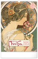 Nástěnný kalendář 2025 - Alfons Mucha - PGN-33606-L