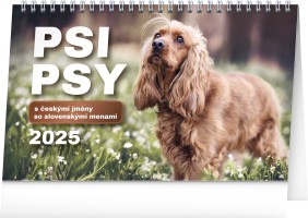 Stolní kalendář 2025 - Psi CZ/SK - PGS-33777