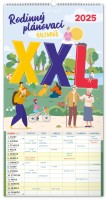 Nástěnný kalendář  2025 - Rodinný plánovací XXL - PGN-33646