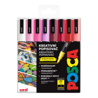 Sada akrylových popisovačů Posca PC-3M - 0,9–1,3 mm - LOVE - 8 ks - P230699308