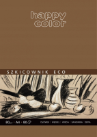 Skicovací blok A4 ECO - hnědý - 80 g/m2 - 80 listů - 305310