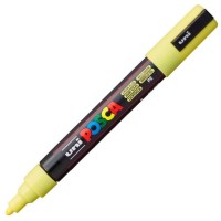 Akrylový popisovač Posca PC-5M - 1,8–2,5 mm - pastelově žlutá (P2)