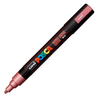 Akrylový popisovač Posca PC-5M - 1,8–2,5 mm - metalická červená (M15)