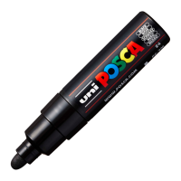 Akrylový popisovač Posca PC-7M - 4,5–5,5 mm - černá (24) - P300210000 