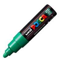 Akrylový popisovač Posca PC-7M - 4,5–5,5 mm - zelená (6) - P300129000 