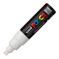Akrylový popisovač Posca PC-8K - 8 mm - bílá (1) - P300426000 