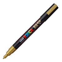 Akrylový popisovač Posca PC-3M - 0,9–1,3 mm - zlatá (25) - P284729000