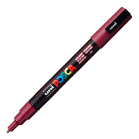 Akrylový popisovač Posca PC-3M - 0,9–1,3 mm - bordó (60) - P284810000