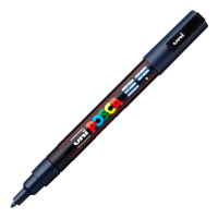 Akrylový popisovač Posca PC-3M - 0,9–1,3 mm - námořní modrá (9) - P284893000