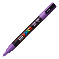Akrylový popisovač Posca PC-3M - 0,9–1,3 mm - fialová (12) - P284653000 