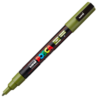 Akrylový popisovač Posca PC-3M - 0,9–1,3 mm - khaki (7) - P284919000