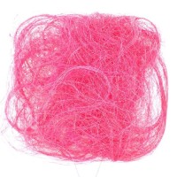 Sisálové vlákno 30 g - tm. růžová - 9107