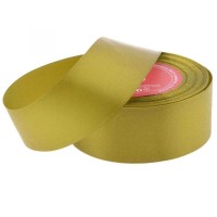 Stuha saténová 38mm/32m - tm. olivová - 601362