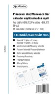 Náplň do kroužkového diáře A6 - 2025 - týdenní - 00510735